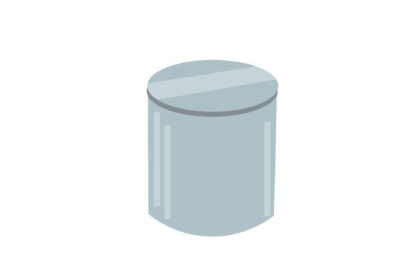 Bathroom Trash Can Graphics: Editorial Illustrations
