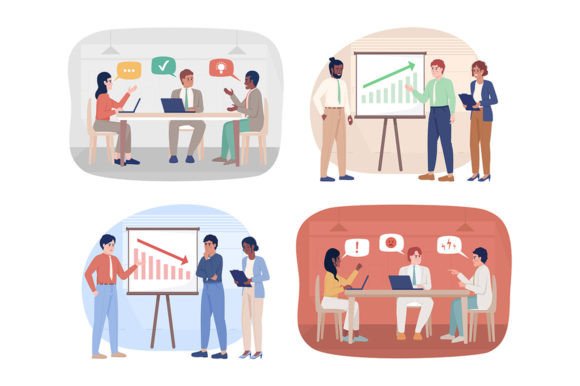 Business Discussions Illustrations: Graphics Review