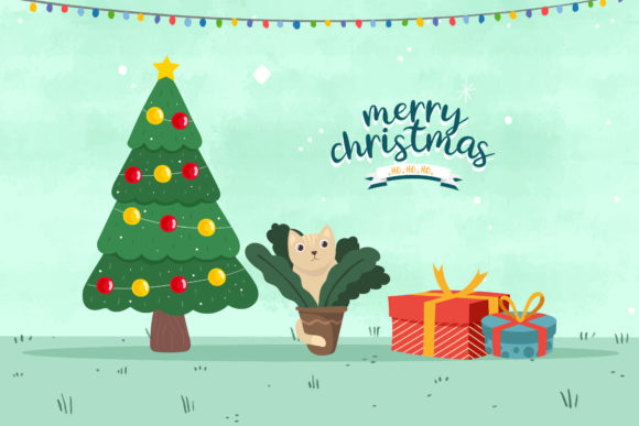 Christmas Cat Illustrations: An Embroidery Review