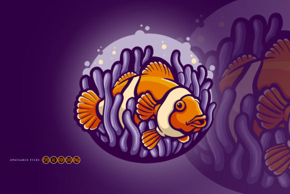 Cute Nemo Fish Finding Illustrations: Graphics Review