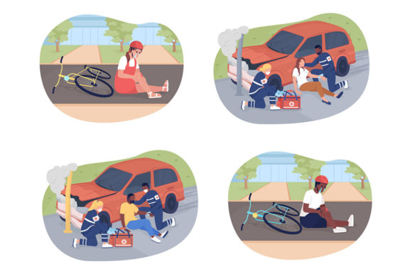 Emergency Situation Vector Illustrations Review