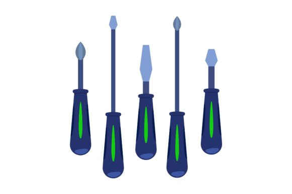 Garage Screwdriver Illustrations Set Review