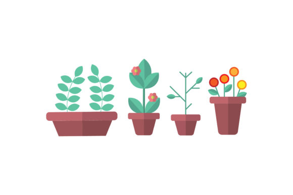 Garden Plants Vectors: Graphics & Illustrations Review