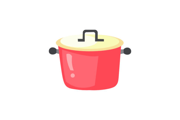 Kitchen Pan Pink Color Illustrations & Graphics Review
