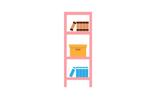 Living Room Bookshelf Illustrations: An Embroidery Review