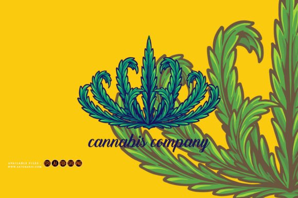 Weed Crown Leaf Ornament Graphics & Illustrations Review