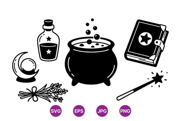 Witchcraft Magic Vector Graphics & Illustrations Review