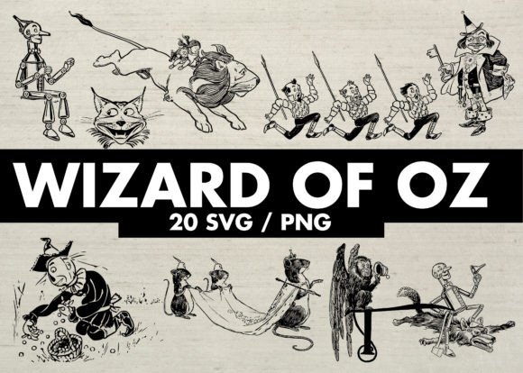 Wizard of Oz Vintage Illustrations & Graphics Review