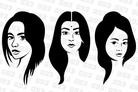 Woman Illustrations: Black & White Graphics Review